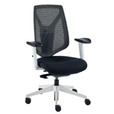 DUCE White Mesh Task Chair