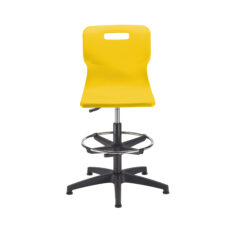 Titan Swivel Senior Chair with Plastic Base, Castors and D-Kit