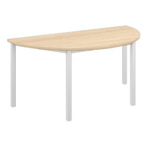 Elite Semi-Circular Training Table with Square legs