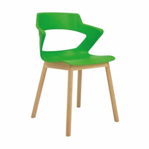 Zen Meeting Chair on 4 Legged Wooden Frame (Universal)