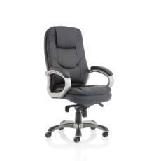 Oscar High Back Black Executive Office Chair with Arms