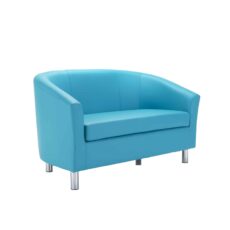 Tub Sofa with Metal Feet