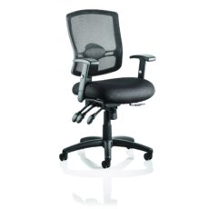 Portland III High Mesh Back Task Operator Office Chair with Arms