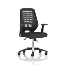Relay Medium Mesh Back Task Operator Office Chair with Arms