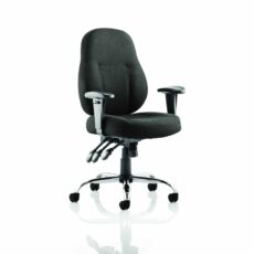 Storm High Back Task Operator Office Chair with Arms