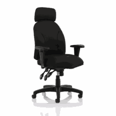 Jet High Back Black Fabric Task Operator Office Chair