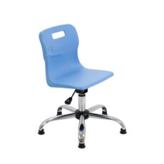 Titan Swivel Junior Chair with Plastic Base and Glides