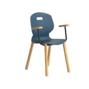 Titan Arc Wooden Four Leg Frame with Arms
