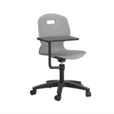 Titan Arc Swivel Tilt Chair with Arm Tablet