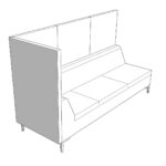 3-Seat Unit with R/H Arm plus