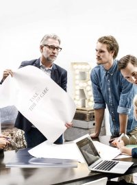 Business people in meeting at office