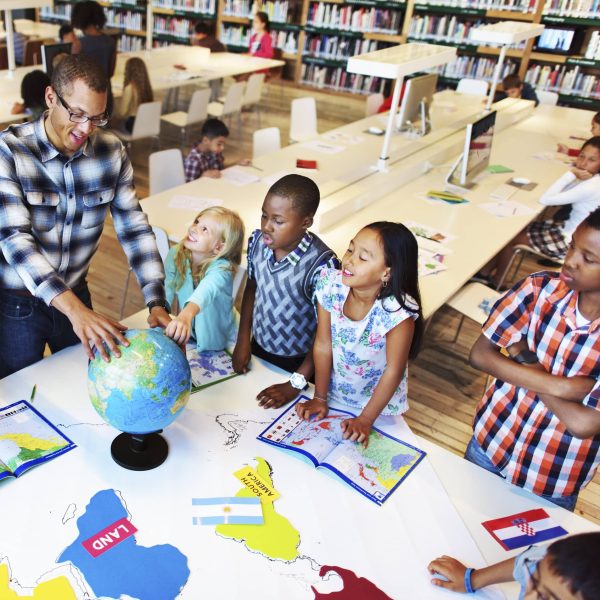 Students Geography Learning Classroom Concept
